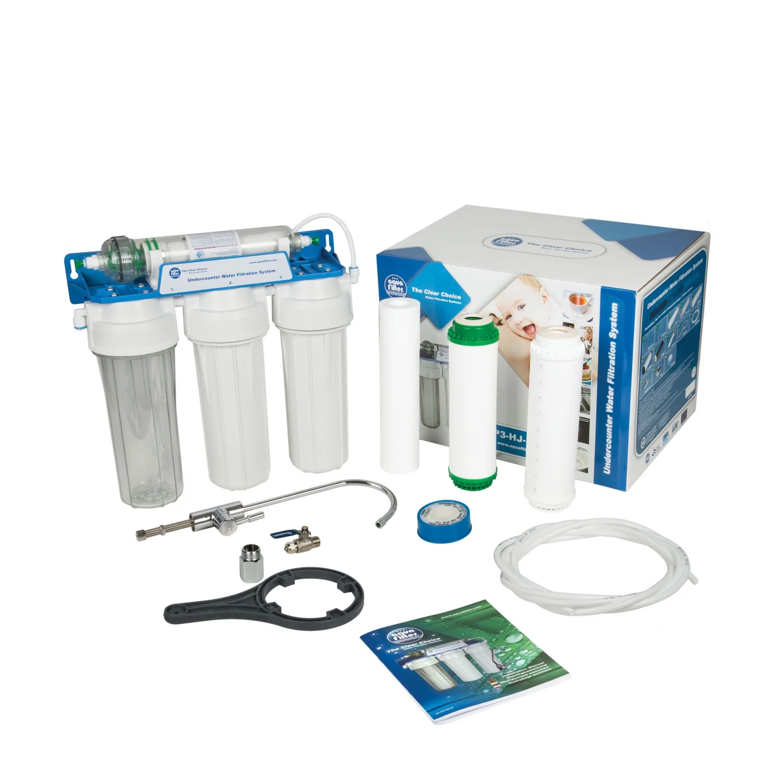 Sistem de ultrafiltrare al apei in 4 etape (AQUAFILTER)